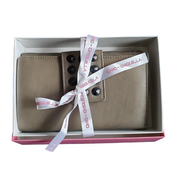 Women's Distressed Leather Wallet Credit Card Holder Wallet in BOX - Picture 13 of 14